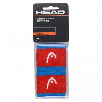 Head Striped Wristband 2.5" Hibiscus / Orange Alert